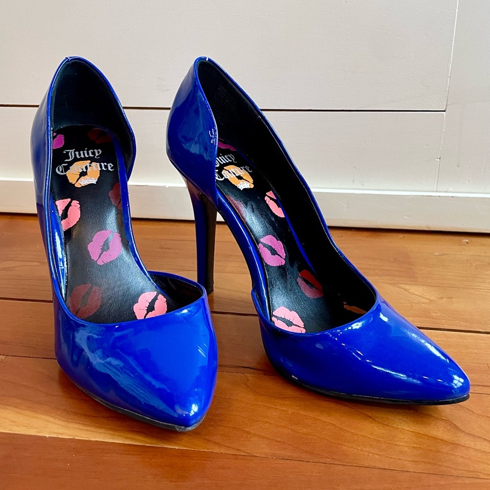 Juicy Couture Women's Blue Heels